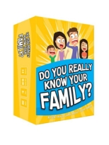 The box that contains the game with a cartoon depiction of a nuclear family. 