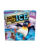 The game box with a cartoon penguin slipping on ice.