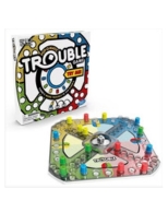 The game box, board, and game pieces. 