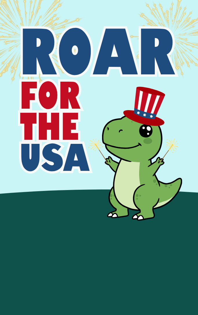 Roar for the USA: Dinosaurs Celebrate 250