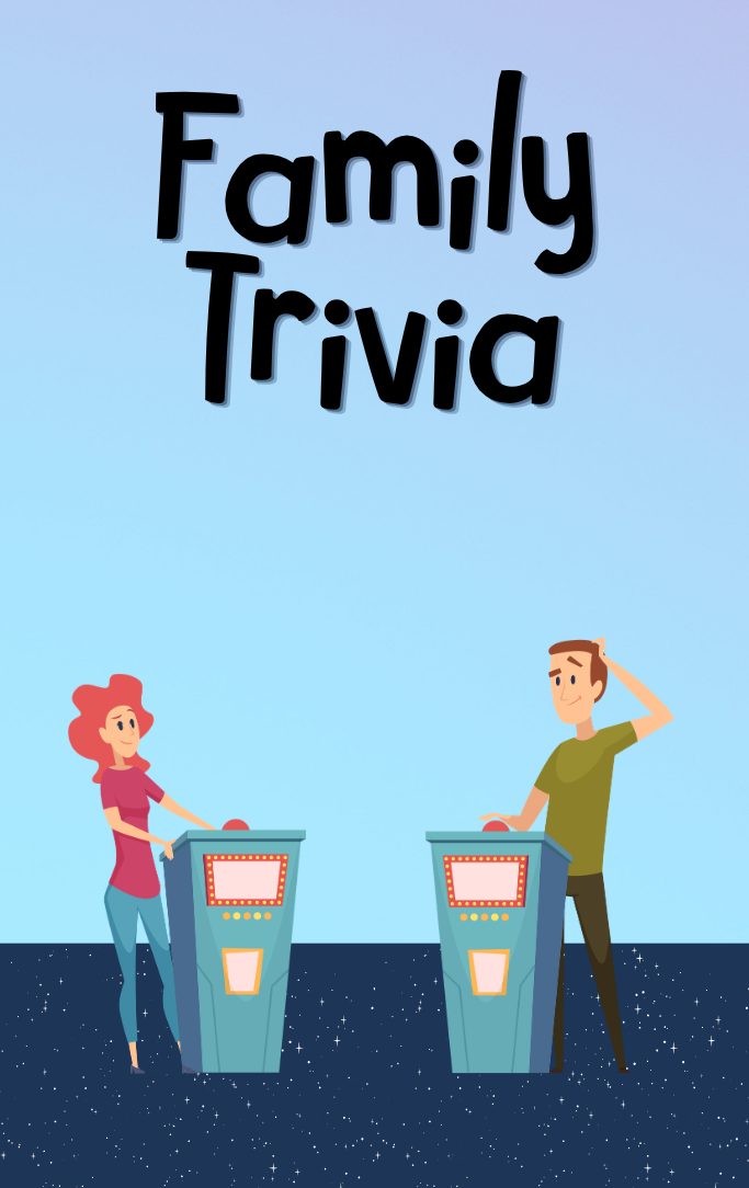 Cartoon game show contestants