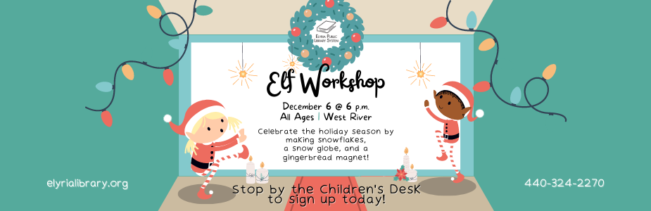 Celebrate the holiday season by making snowflakes, a gingerbread magnet, and a snow globe! 